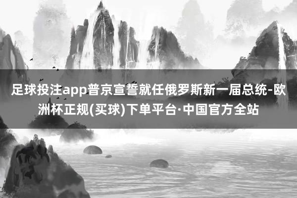 足球投注app普京宣誓就任俄罗斯新一届总统-欧洲杯正规(买球)下单平台·中国官方全站