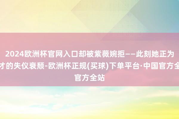 2024欧洲杯官网入口却被紫薇婉拒——此刻她正为方才的失仪衰颓-欧洲杯正规(买球)下单平台·中国官方全站